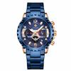 Men's Waterproof Luminous Running Alarm Clock Watch