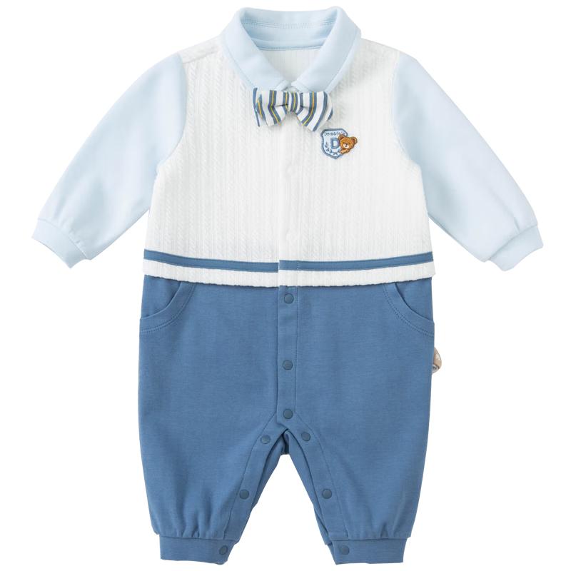 DAVE&BELLA Baby Boys  Long Sleeve Romper 90