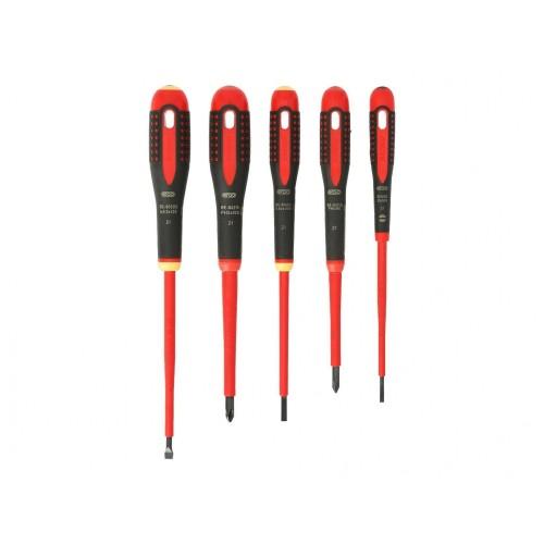 Bahco Be-9881s Ergo Vde Insulated Screwdriver Set, 5 Piece