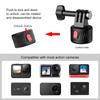 Magnetic Suction Adapter Tripod Adapter Quick Release Base Mount Action Screws Free with Quick Plug