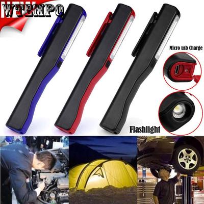 COB Battery Type Work Lamp Outdoor Waterproof Pen Lamp with Magnetic Inspection Lamp LED with Clip
