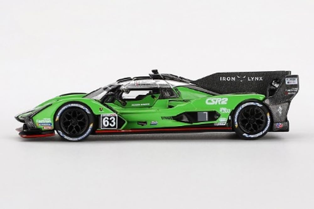 MINI GT Lamborghini SC63 IMSA Sebring 12 Hours 2024 Iron Lynx Finished Product 1/64 #63