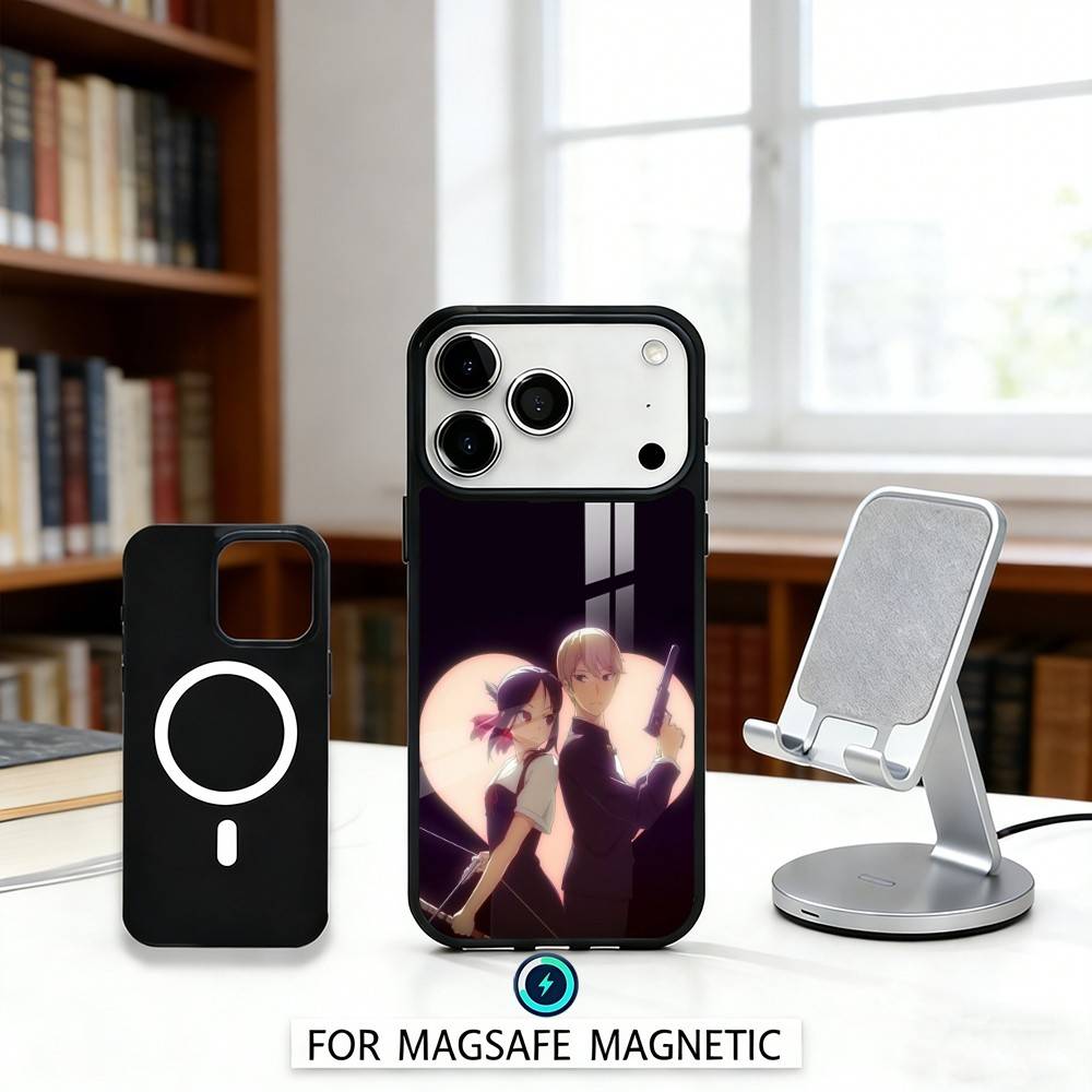 

1PC The Enchanting Shinomiya K-Kaguya Phone Case Magnetic For iPhone17 16 15 14 13 12Pro Max For Magsafe Wireless Charging Cover iPhone16PRO