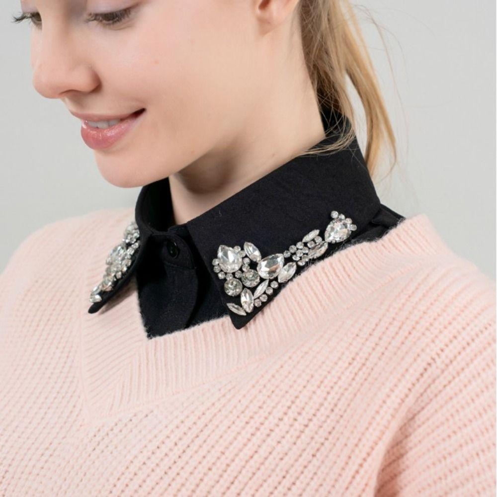 Lace Detachable Collar Korean Fashion Shirt Collar False Shirt Collar Office Wear