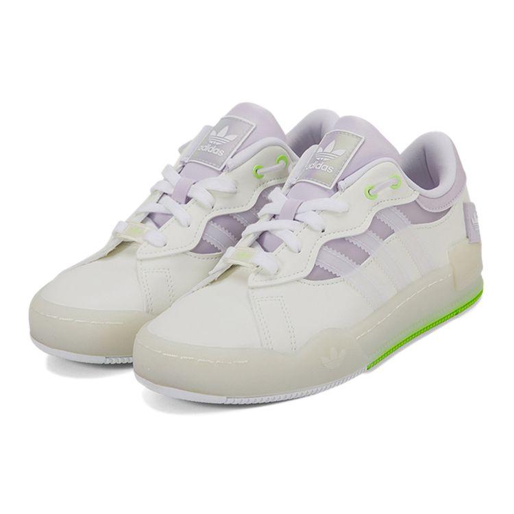 Adidas Originals Rey Galle Non-Slip Durable Low-Top Skate Shoes Women Sneakers White Purple GX2948