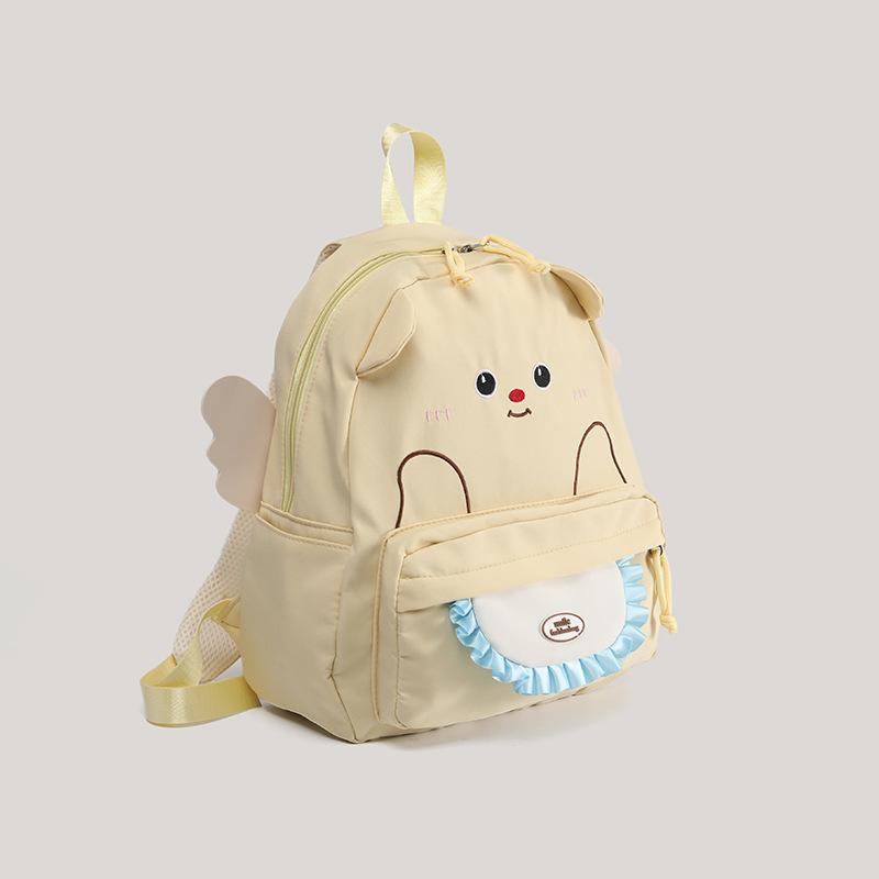 Bib bear backpack Japanese new cute creative cartoon casual student schoolbag sweet cool soft girl backpack female