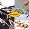12Inch Stainless Steel Kitchen Tweezer Cooking Tweezer BBQ Steak Bread Salad Baking Tong Extra-Long Cooking Clip Kitchen Tools