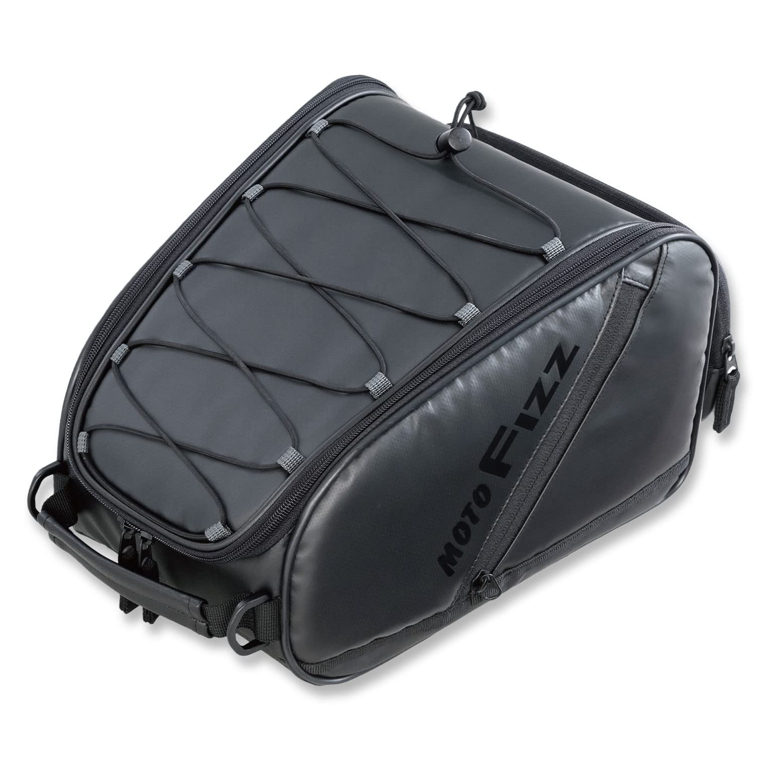 

Motorcycle Seat Bag MOTOFIZZ Tarpaulin Black [Tanax]