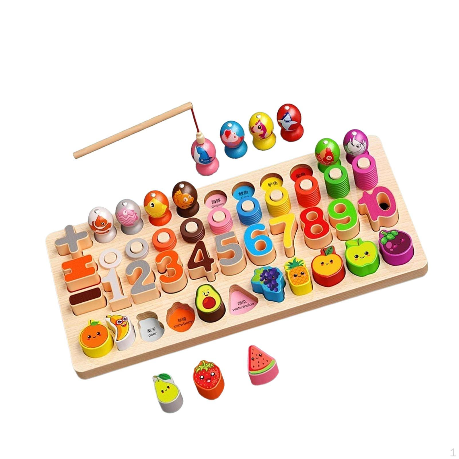 

Числовые головоломки Головоломки Настольные игры Рыбалка для детей 3 4 5 лет Дошкольный стиль A style A