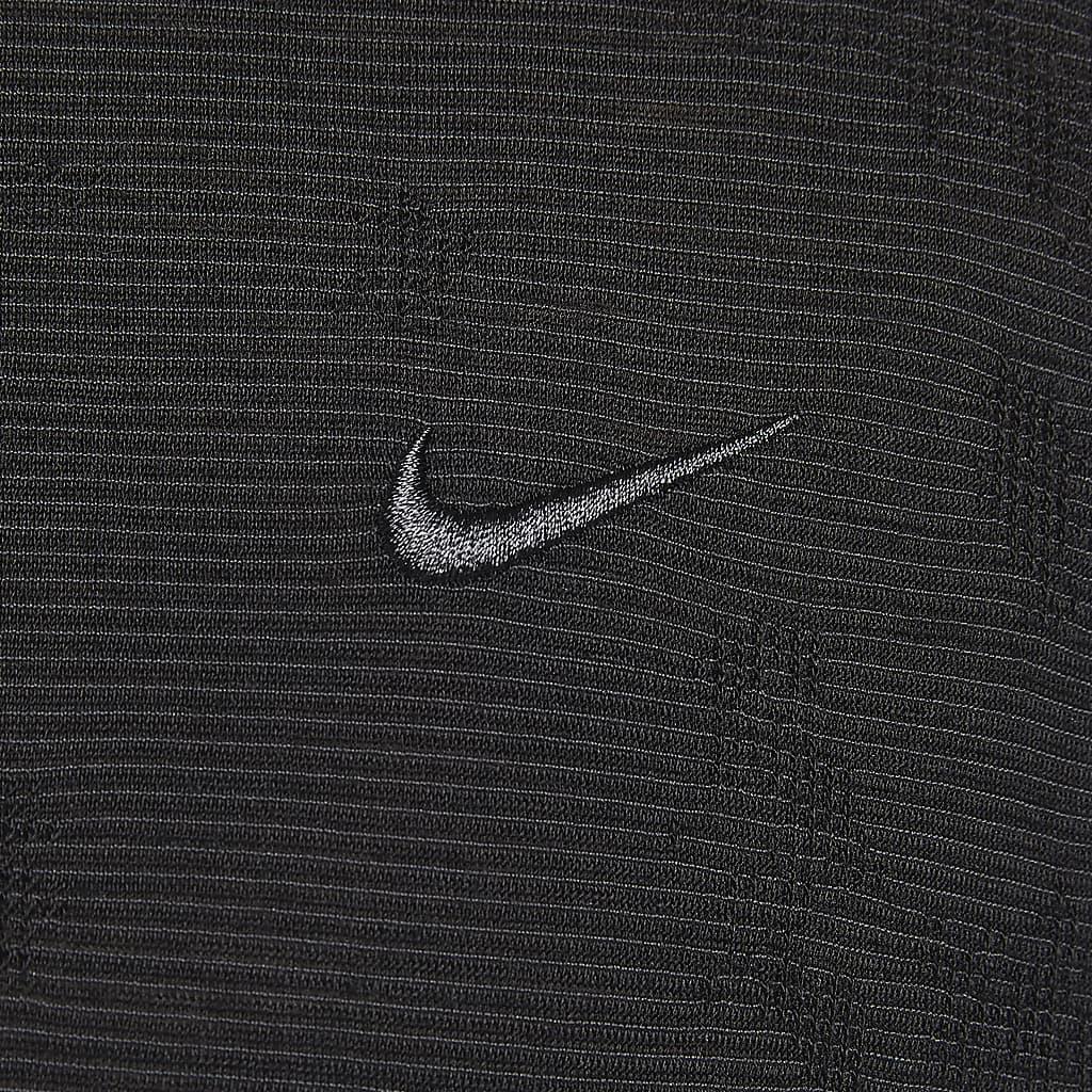 Nike Dri-FIT ADV Axis Performance System Einfarbig Rundhals Schnelltrocknend Vielseitig Langarm T-Shirt Herren Oberteile Schwarz FZ0992010