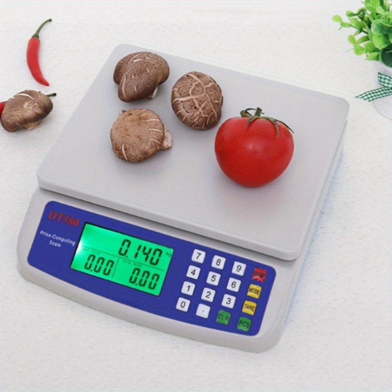 1Pc Digital Kitchen Scale, 66.14LB/1g Precision, LCD Display, Plastic, Non-food Contact, with Battery Power, for Weight Measurement