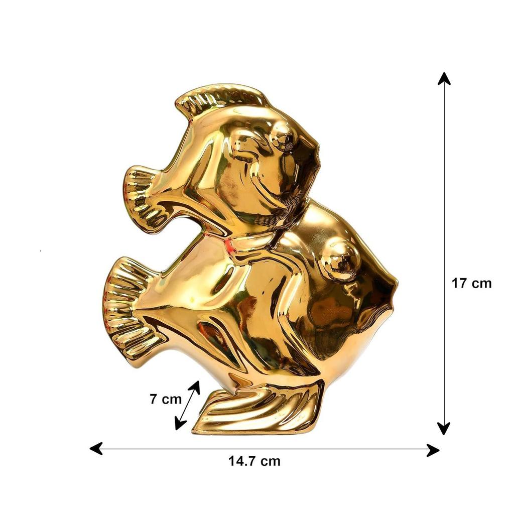 Twin Fish of Abundance & Luck | A Powerful Emblem of Prosperity & Balance | Perfect for Attracting Good Fortune – Pack of 1
