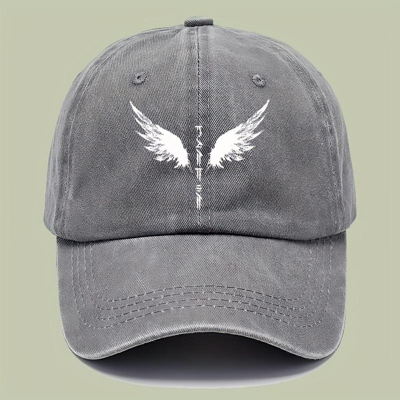 Vintage Washed Baseball Cap with Print Retro Dad Hat Style for MenAppropriate for Any Season