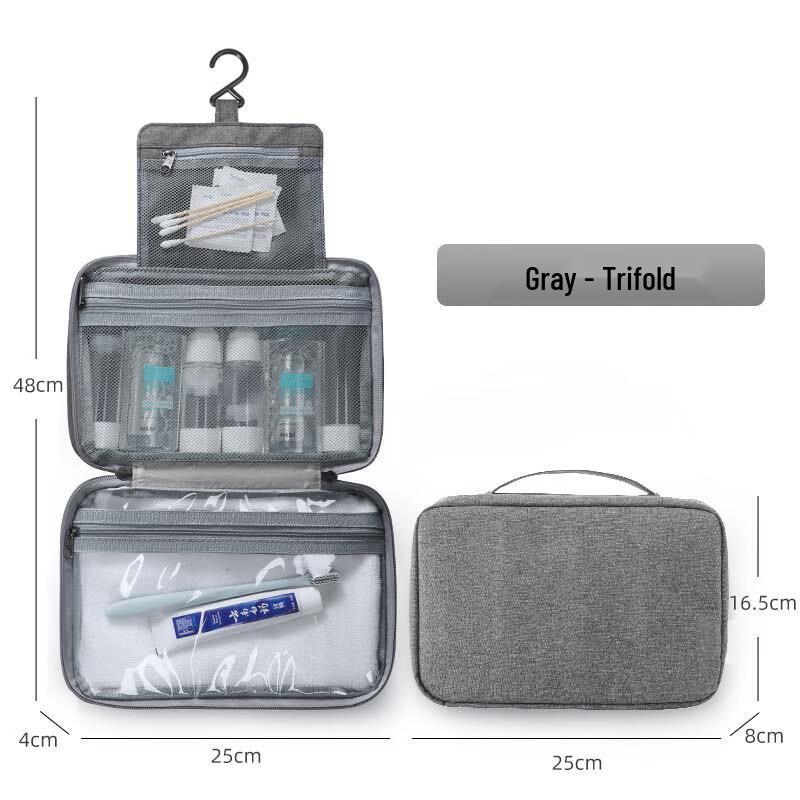 Men s Foldable Hanging Travel Toiletry Bag