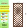 Anti-Corrosion Wood Garden Fence & Climbing Frame for Outdoor Spaces