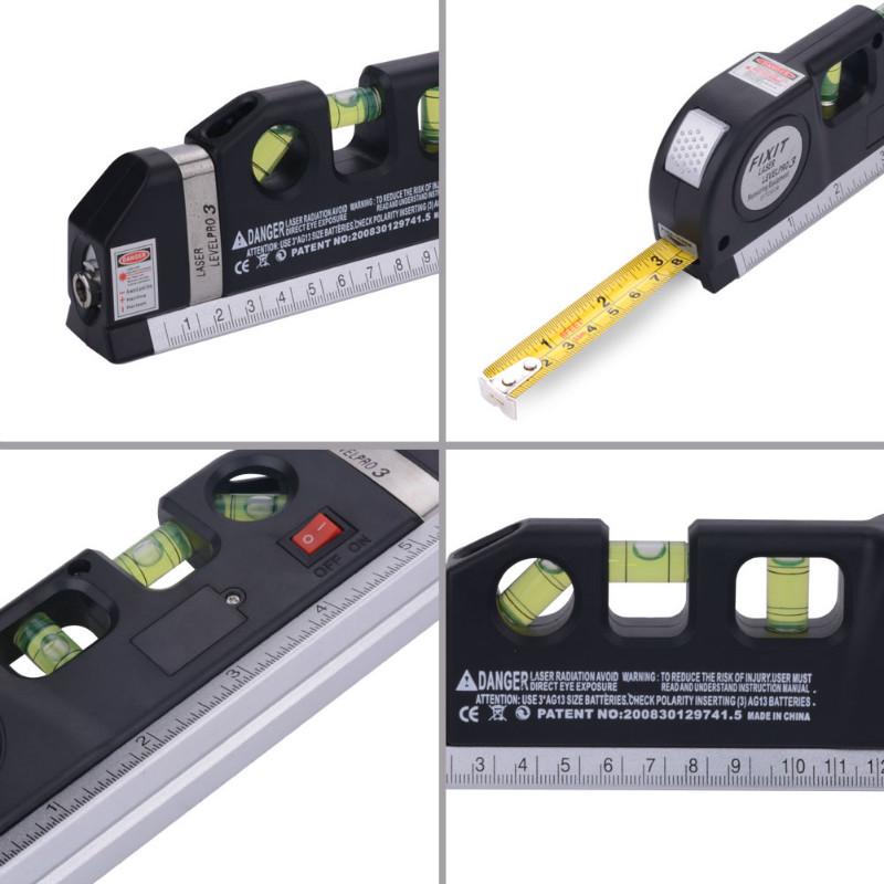 8ft Ruler Buy LV-03 Laser Level Horizon Vertical Measure 8FT Aligner Standard and ...
