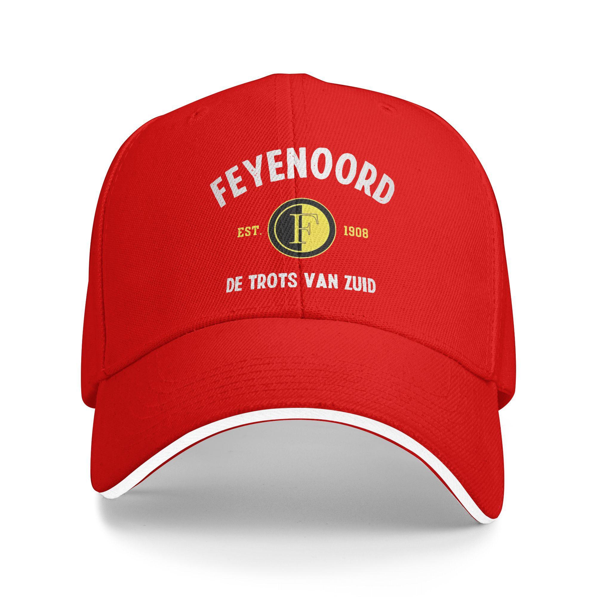 Feyenoorded Baseball Cap Hiking Fishing Dropshipping Trucker Hat Female Male y2k Cute Custom Logo Baseball Caps One Size
