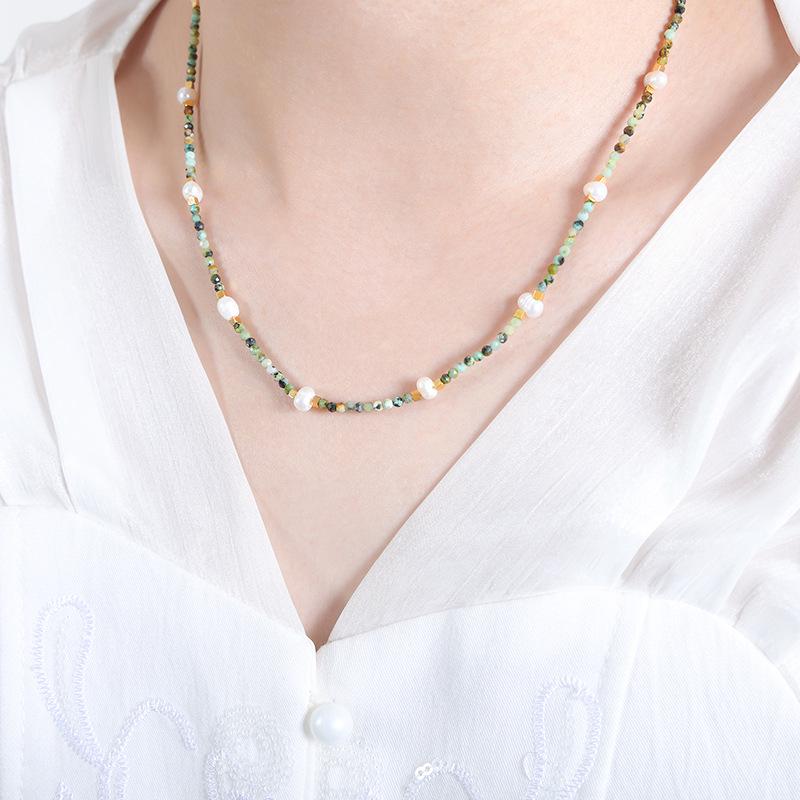 Red Agate Bamboo Abacus Bead Necklace: Empress Dowager-Inspired Clavicle Chain