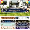 Outdoor Foto Hintergrund Großes Happy Birthday Hof Banner Schild, 70 x 15 Zoll Dekoration Kulisse für Jungen Mädchen Partyzubehör Wandbehang Innen