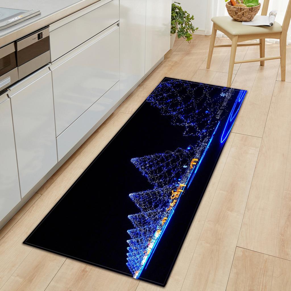 Christmas Kitchen Sand Carpet Doormat Long Floor Mat