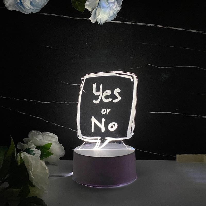 Creative Accompanying Hand Gift 3D Small Night Light Desktop Decorative Light Atmosphere Lamp Gift Bedside Luminous Atmosphere