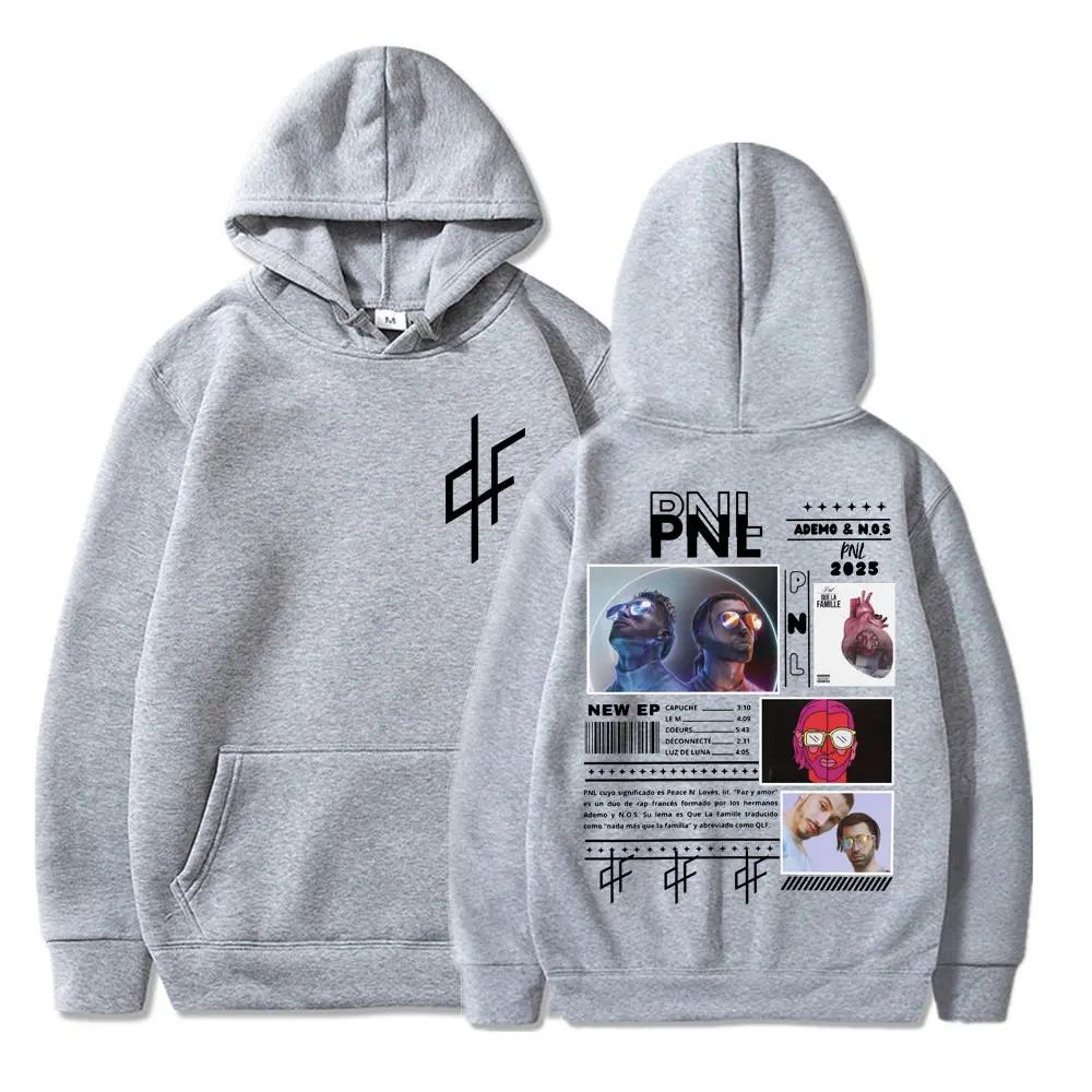 NLP Music Album Print Men's Hip-hop Fashion Long-sleeved Hoodie Rapper Le Monde Chico Design Autumn and Winter Sweatshirt