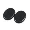 Windfulogo 6-Piece Hot Massage Stone Set, Natural Lava Basalt Spa Massage Hot Warmer Stones, Black, 2.36 x 3.14 in (6x8cm)