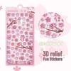 Popular 3D Animal Cartoon Crystal Stickers for Kids' Phone Cases