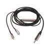 Type C To MMCX Headphone Cable Professional Oxygen Free Copper Earphone Cable Replacement for SE215 315 535 846