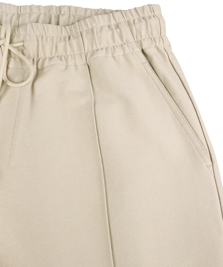 Nodeuyuumeon R/N Spandex Relaxed Elastic Waist Slacks [Beige]