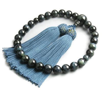 Prayer Beads Made In Blue Tiger Eye Stone Bag Pure Silk Tassel For Men Handmade Prayer Beads That Can Be Used by All Sects Domestic Recitation Prayer
