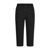 Women’s Stretch Denim Capri Pants Elastic Waistband Pull On Style with Functional Pockets for Everyday Wear