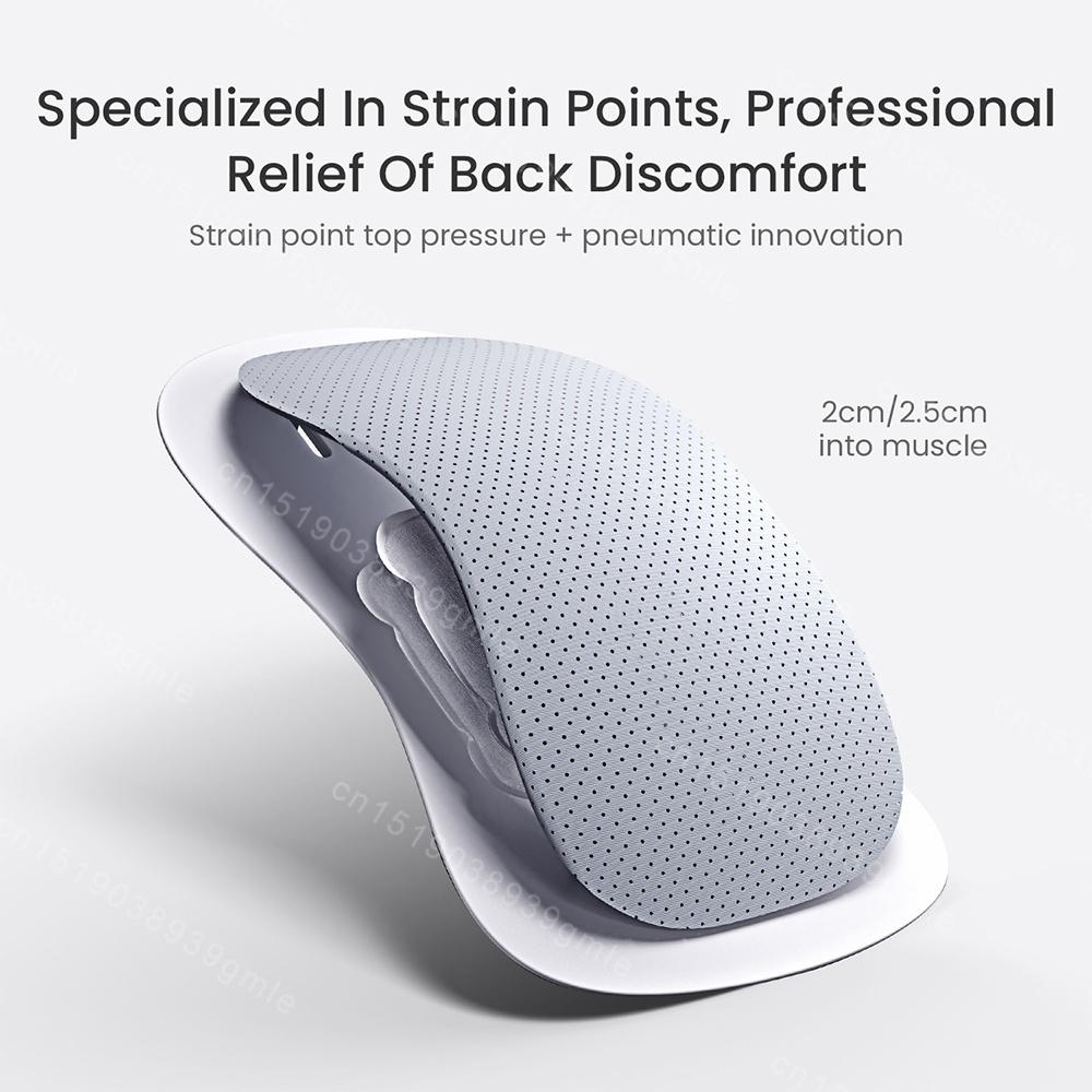 Electric Back Stretcher Adjustable Height Airbag Waist Back Stretching Massager Lumbar Support Traction Masajeador Lumbar Relief