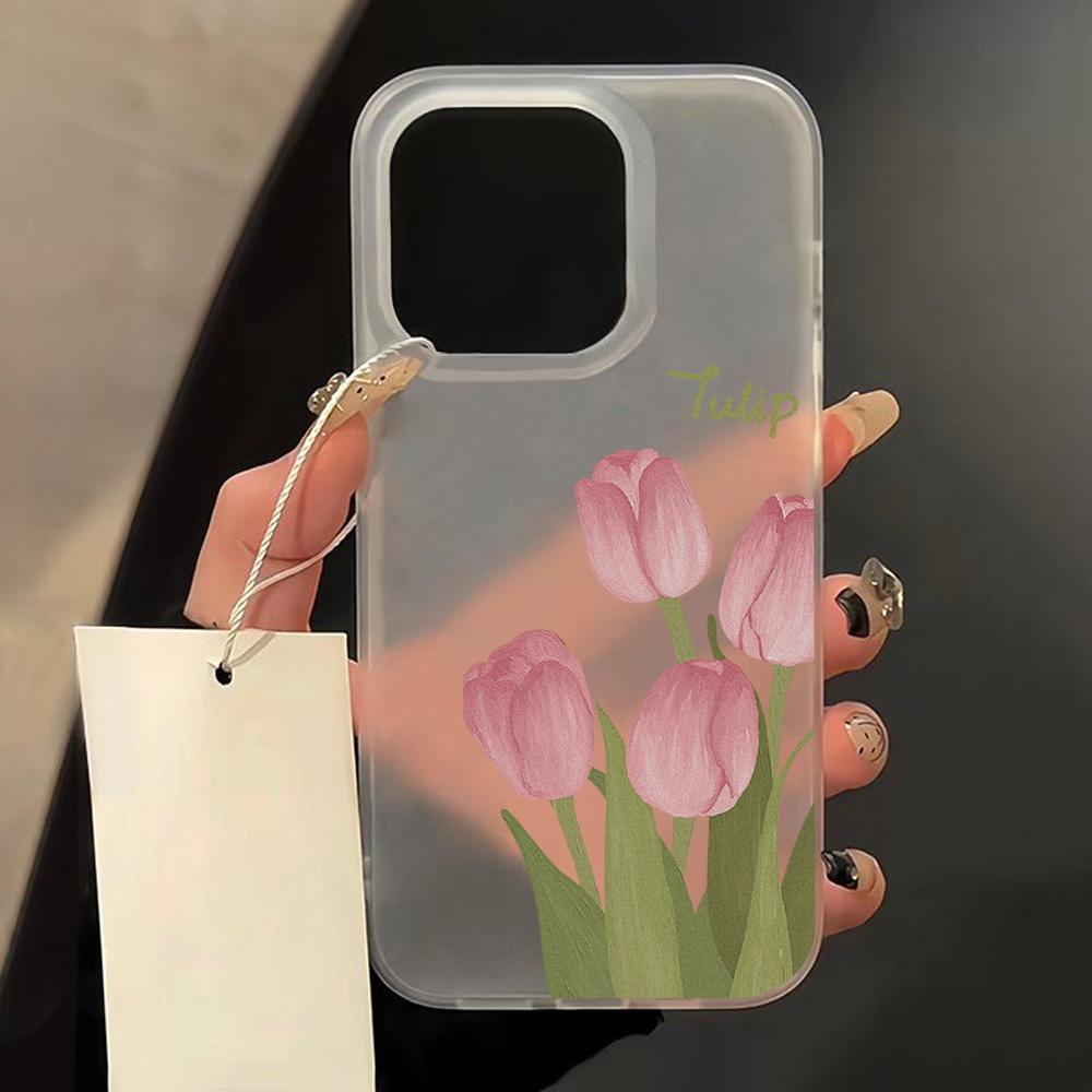 Botanical Holographic Floral Clear Phone Case For iPhone 17 Air 16 15 13 12 11 Pro Max Pro Plus Soft Protective Funda Cover