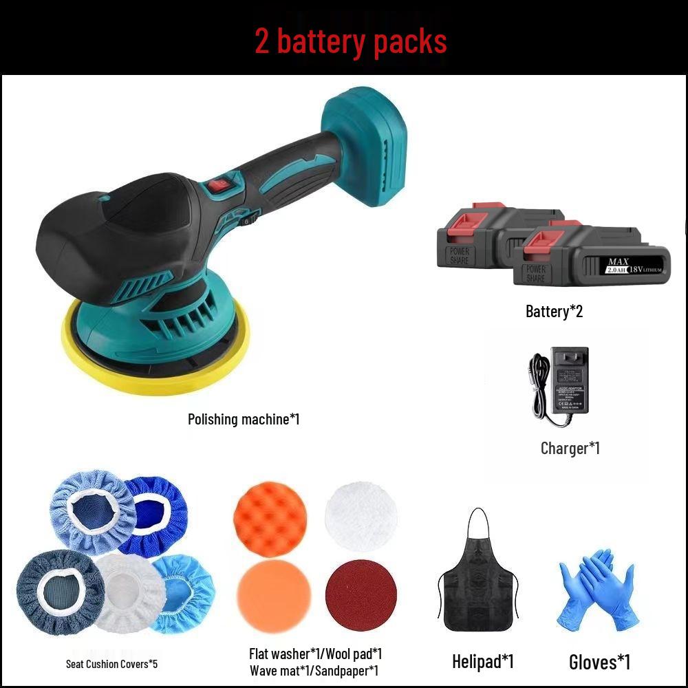 Rechargeable Wireless Electric Car Waxer & Floor Polisher