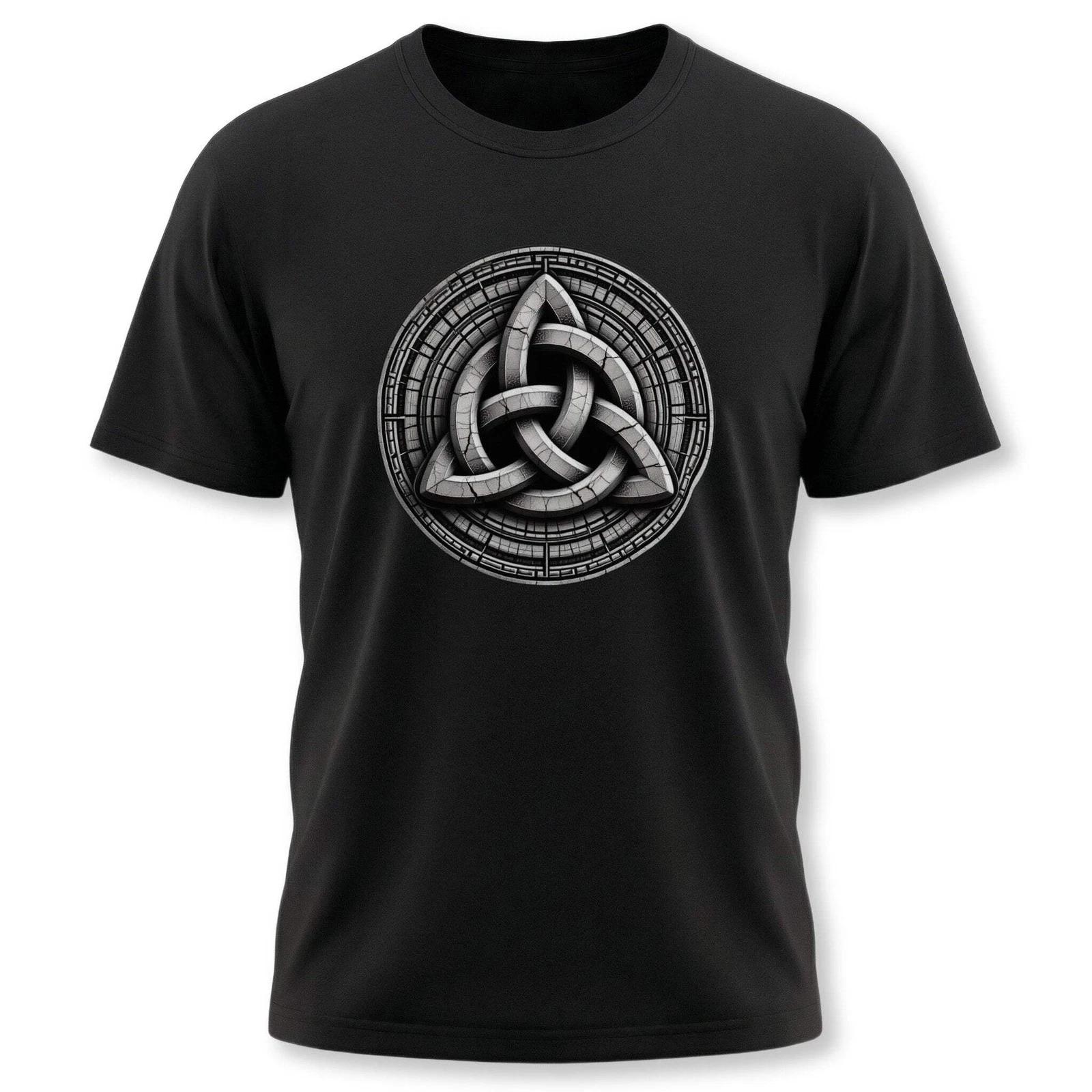 Celtic Knot Triquetra T-Shirt | Irish Trinity Graphic Unisex Tee Shirt Design XL