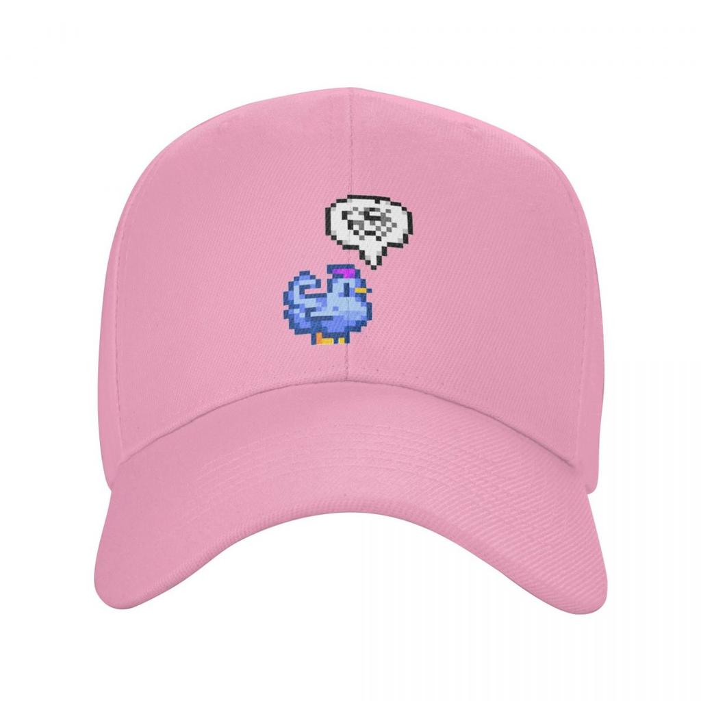 Unhappy Chickens Stardew Valley Game Cute Cartoon Baseball Caps Fashion Men Women Hats Casual Cap Hip Hop Baseball Hat Casquette
