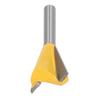 Dovetail Router Bit 6mm 14in Shank Dovetail Shape Wood Grooving Cutter Sharply Efficient