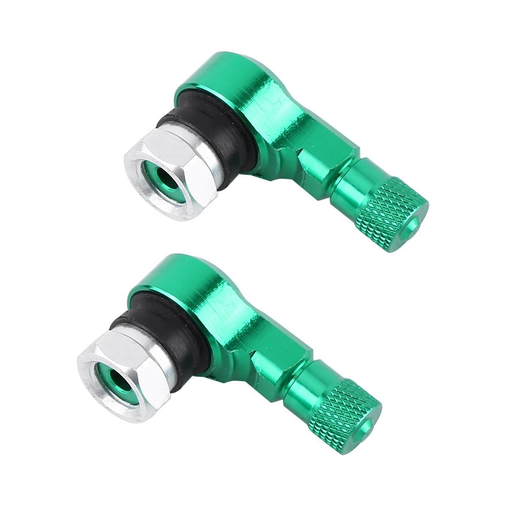 2 stuks 11,300 CMm   Motorfiets Aluminium Velgen Bandenventiel Stelen   90 Graden Rood