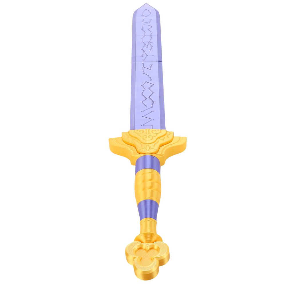 Druk 3D Miecz Zabawka PLA Miecz do Odgrywania Ról Rekwizyt Kostiumu Cosplay do Kolekcji Prezenty Festiwalowe Świąteczne Żółty Niebieski