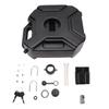 Tank with Locking Mounting Bracket 5L Lockable Secure Mounting System Container Box Universal for Motorcycle Car SUV ATV
