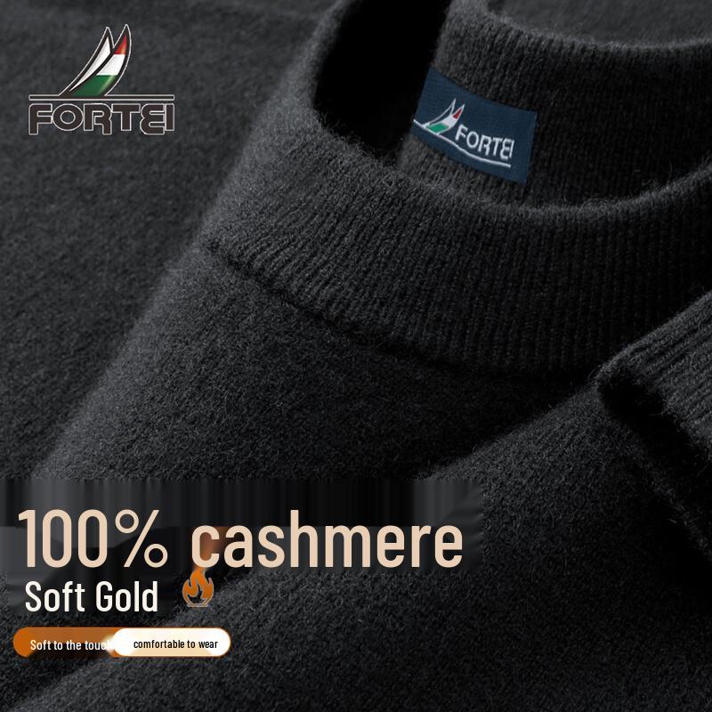 Men s Premium 100% Pure Cashmere Round Neck Sweater 3XL 56