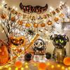 1pcHalloween Pumpkin Bat Balloon Aluminum Film Balloon Restaurant Party Scene Decoration Balloon Outdoor Balloon Hanging Decorat