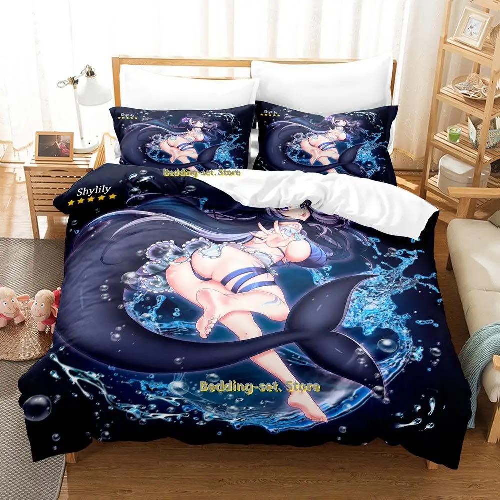 

Kawaii Shilily Комплект постельного белья Single Twin Full Queen King Size Комплект постельного белья Adult Kid Спальня Пододеяльники Наборы Аниме Новый 70x133cm 2pcs