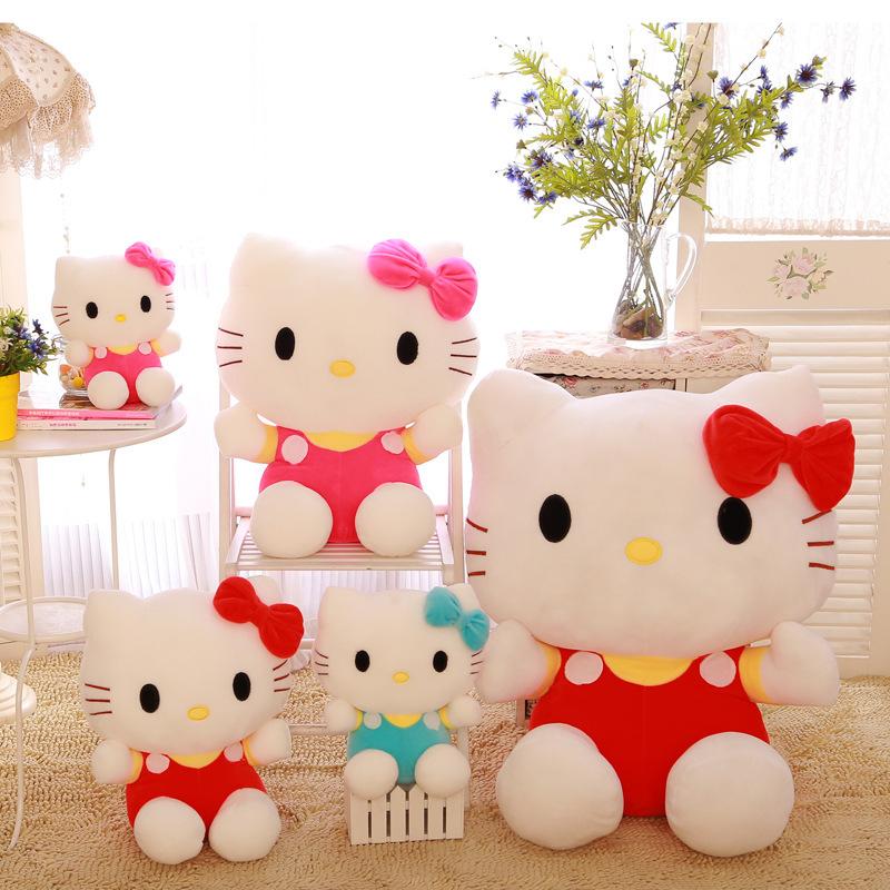 Kitten Doll Plush Toy for Children Sleeping Pillow Large Scissor Machine Rag Doll