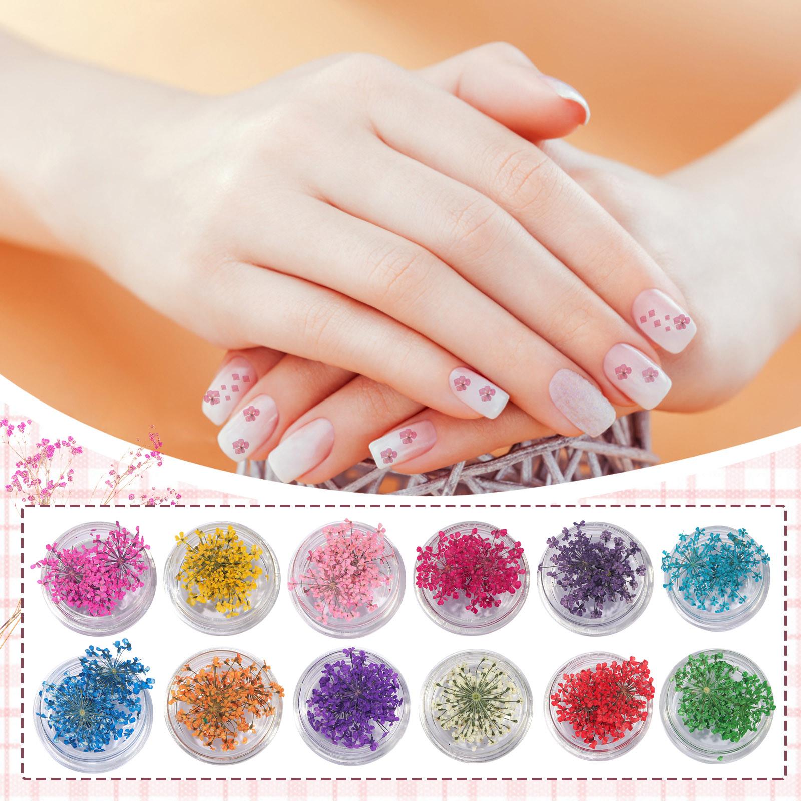 

Набор украшений для ногтей NEONAIL — Цветы — 12 цветов — фиолетовый, оранжевый, синий, белый, красный, желтый, облачко-трава, розово-красный,