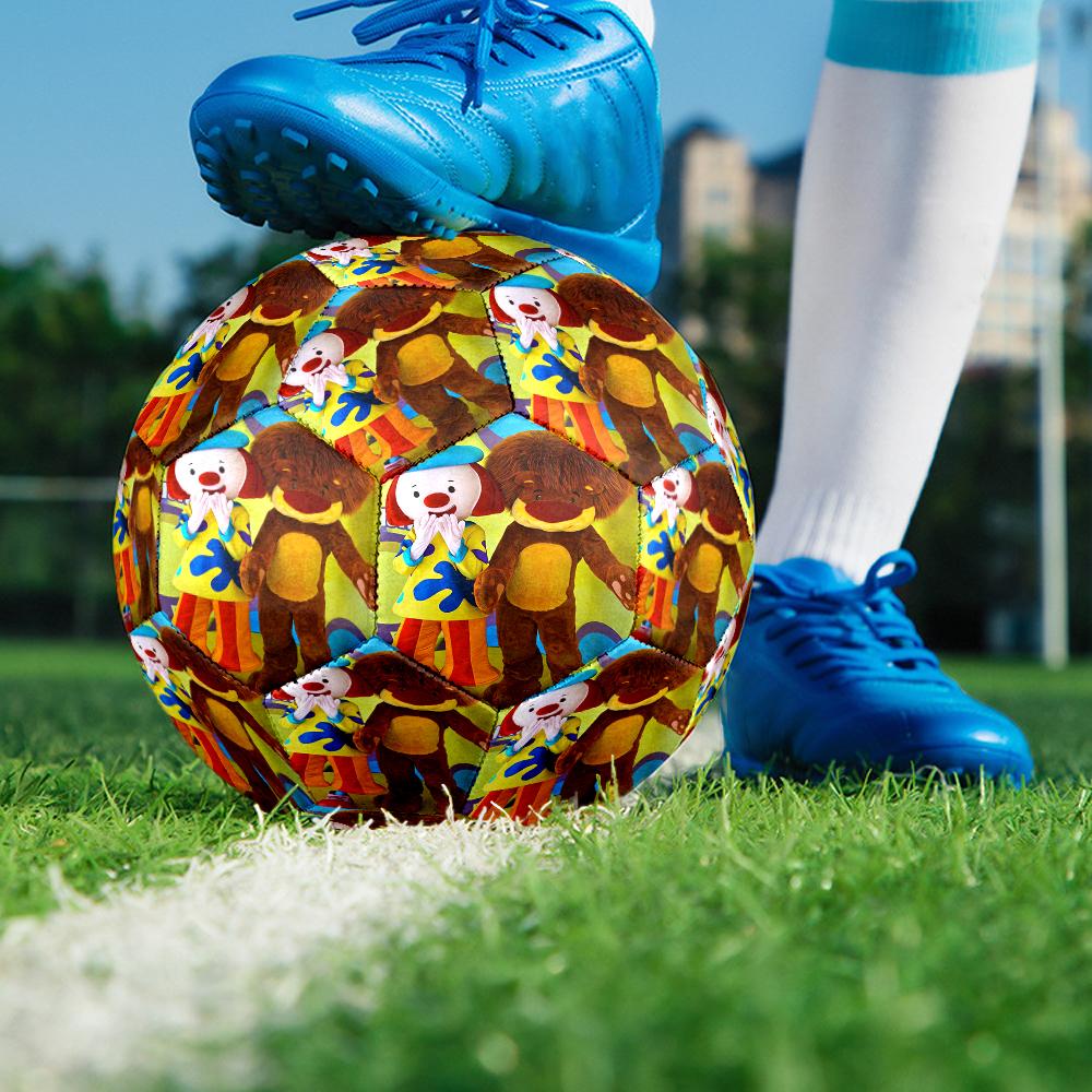 JoJo's Circus Theme Size 5 Soccer Ball, Suitable for Both Indoor and Outdoor Matches, a Gift Suitable for Everyone.