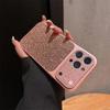 Luxury Rhinestone Lens Case for Apple 16/17 Pro Max: High-Glitter Protective Cover