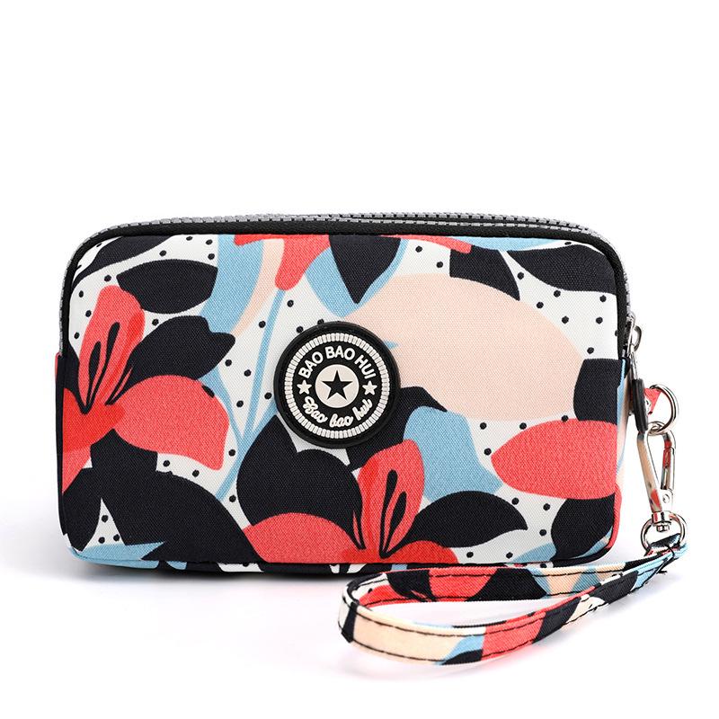 2024 Women's Mini Canvas Wristlet Bag & Coin Purse