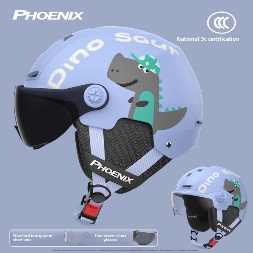Children's Electric Car Helmet Motorcycle Helmet Cartoon Half Helmet Summer Helmet Four Seasons Helmet